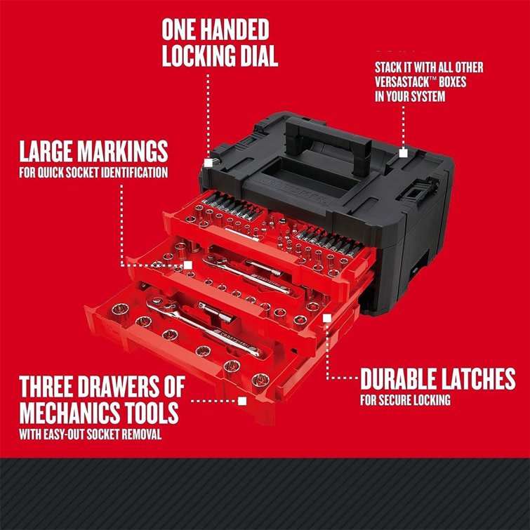 230 piece online mechanics tool set